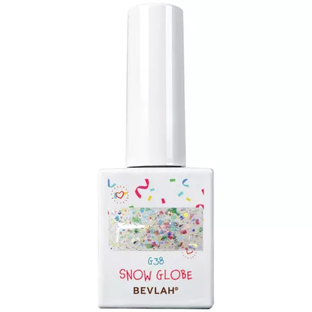 Bevlah Snow Globe color glittered