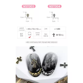 JELLO JELLO Charm gold cross NST003