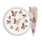 The Nail Pro 3D Schmetterling Nageldekoration – Roségold